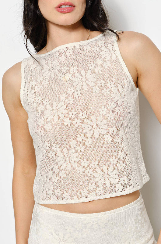 danielle tank - cream