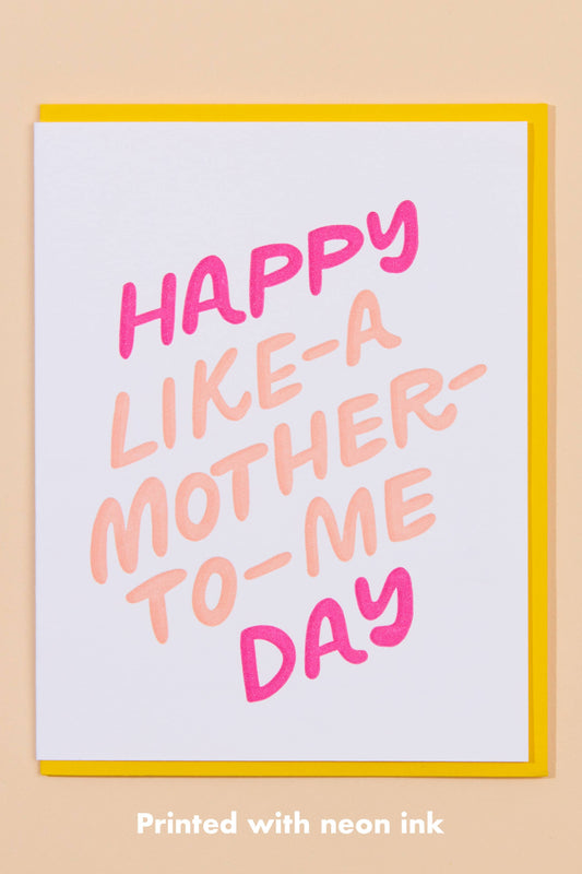 like a mother - mother's day card