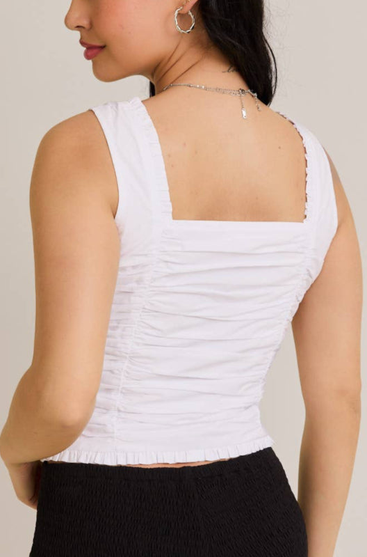 tatum top - white