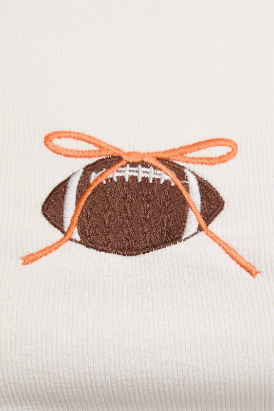 football tee - white