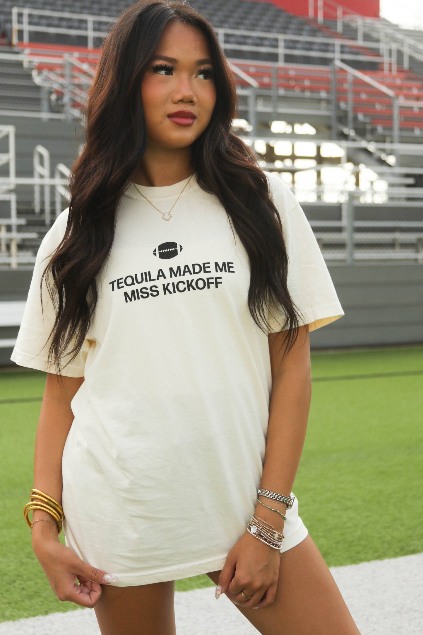tequila made me miss kickoff tee - ivory PREORDER