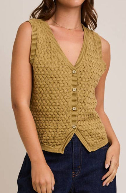 julianna vest - olive