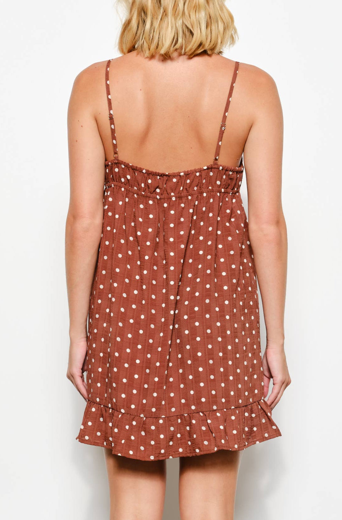 jade dress - brown