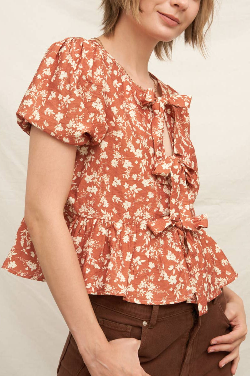 penny top - rust