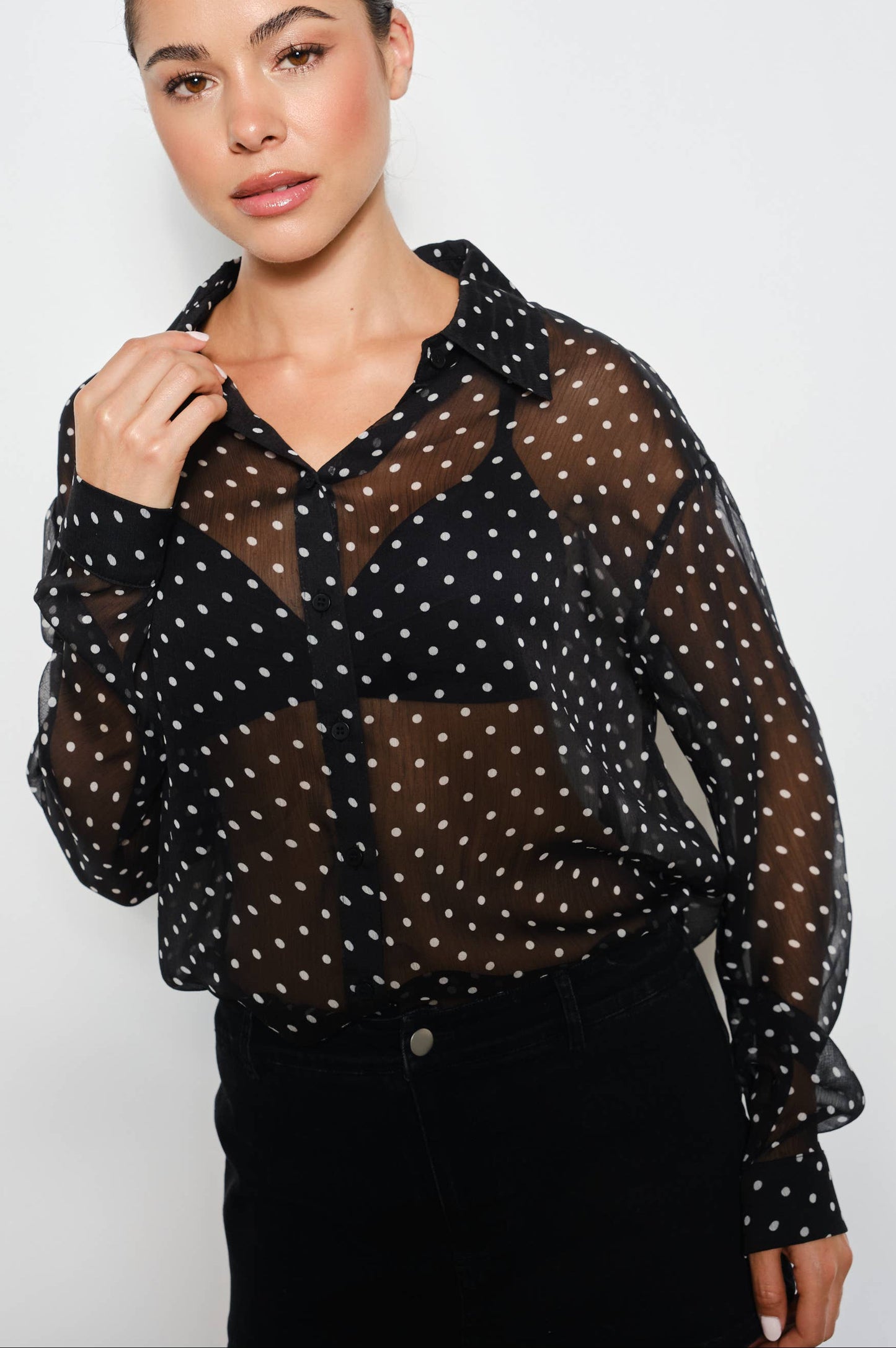 cecilia blouse - black