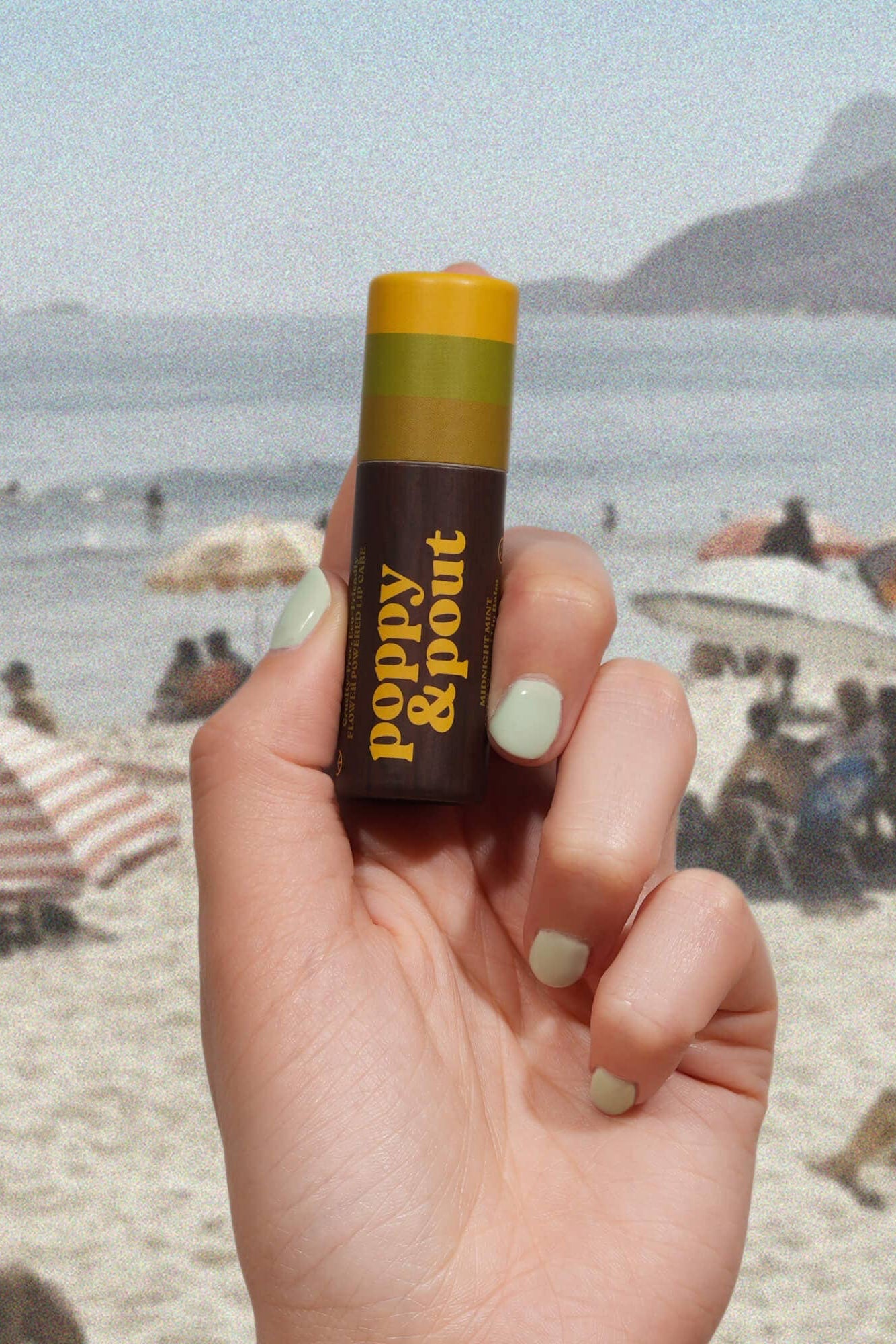 retro surf lip balm - midnight mint