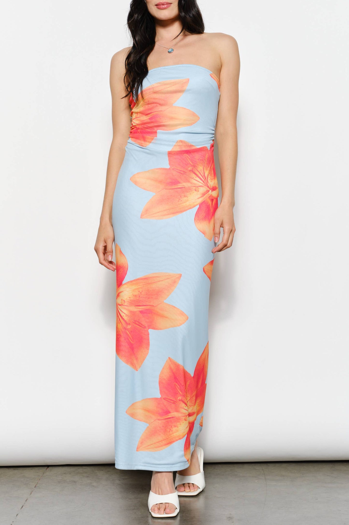evelyn dress - light blue