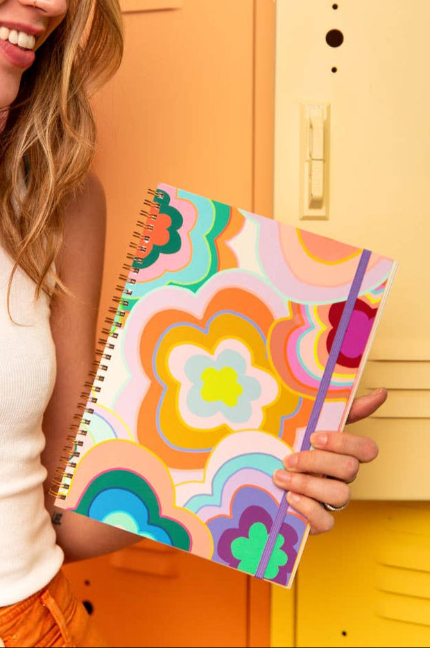 goal getter lite planner - trippy floral