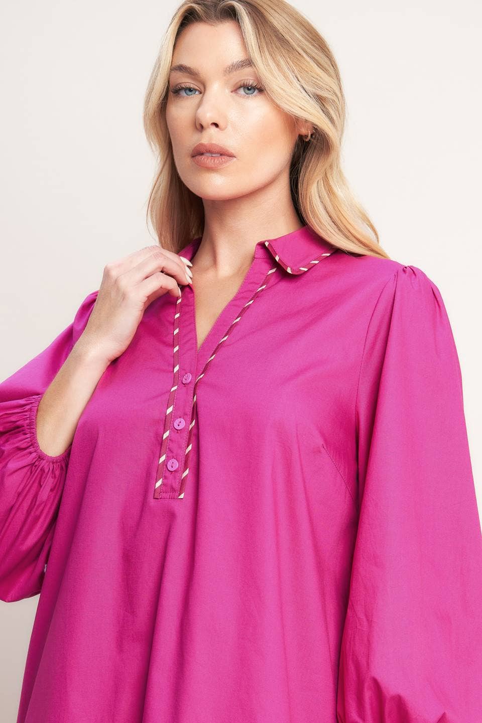 lydia dress - fuchsia