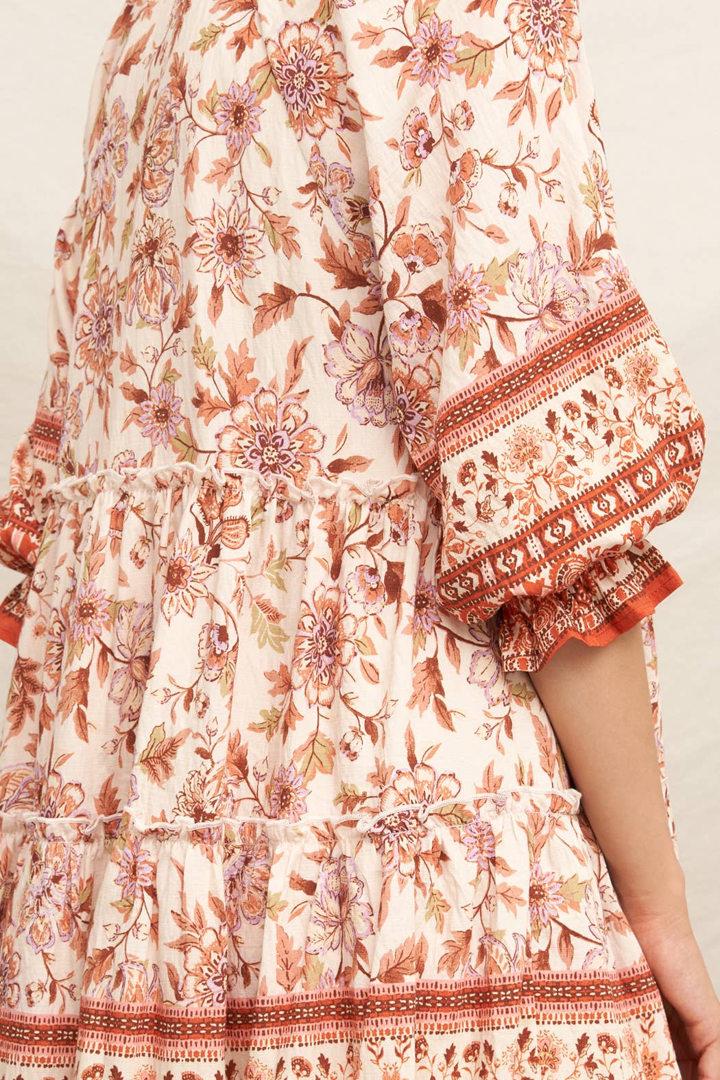 morgan dress - rust