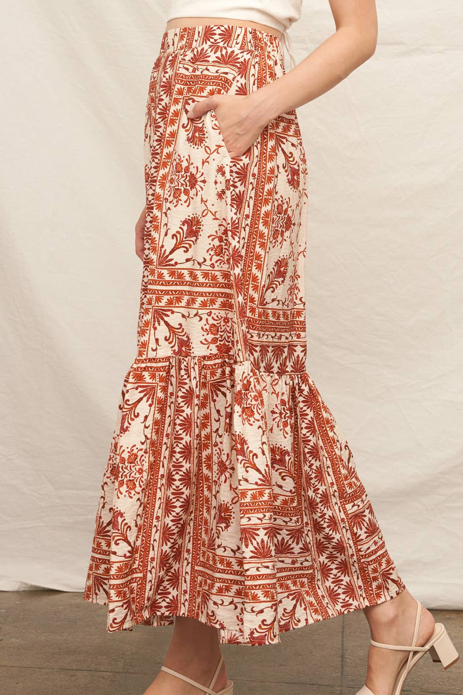 helena skirt - rust