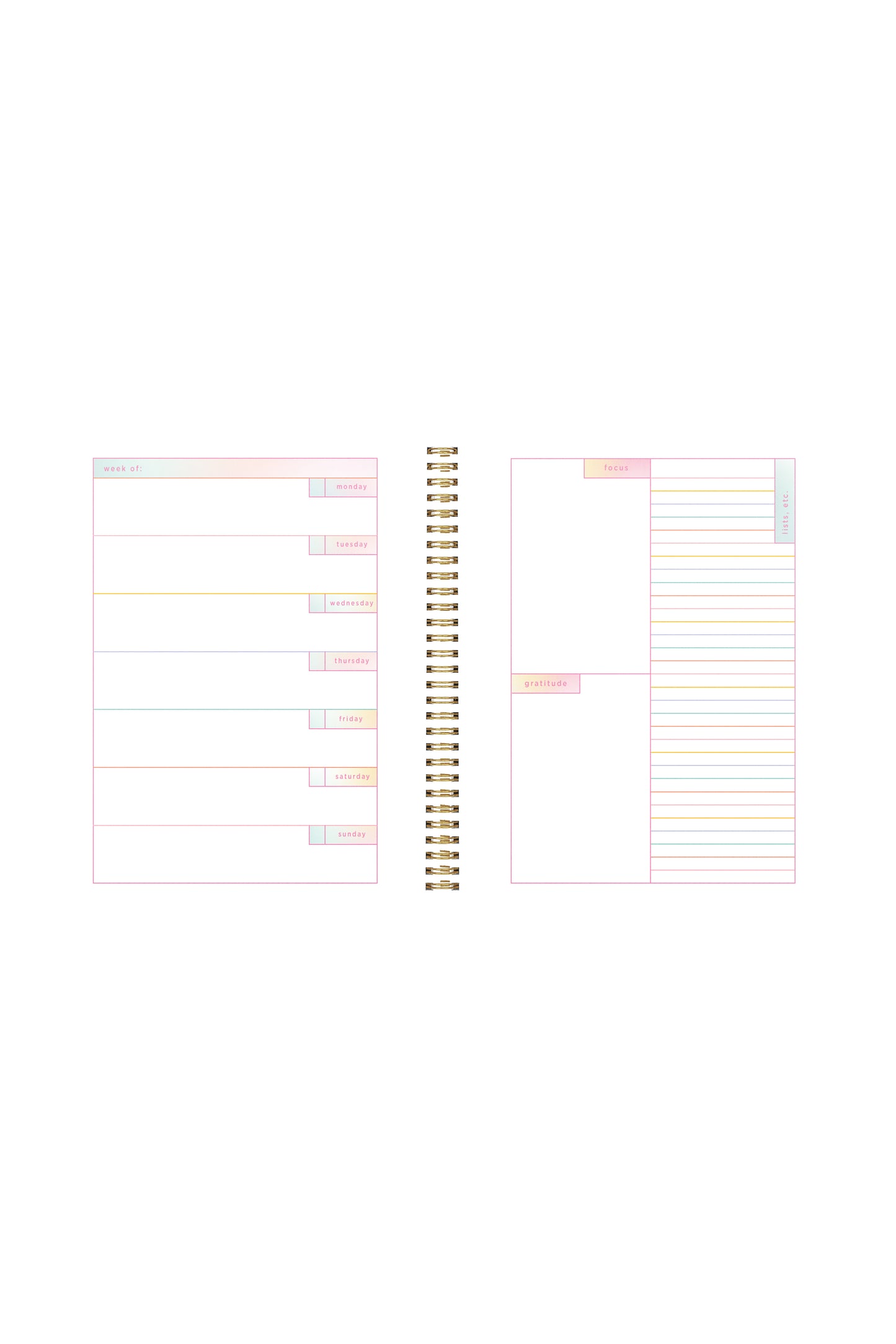 perpetual planner - making plans
