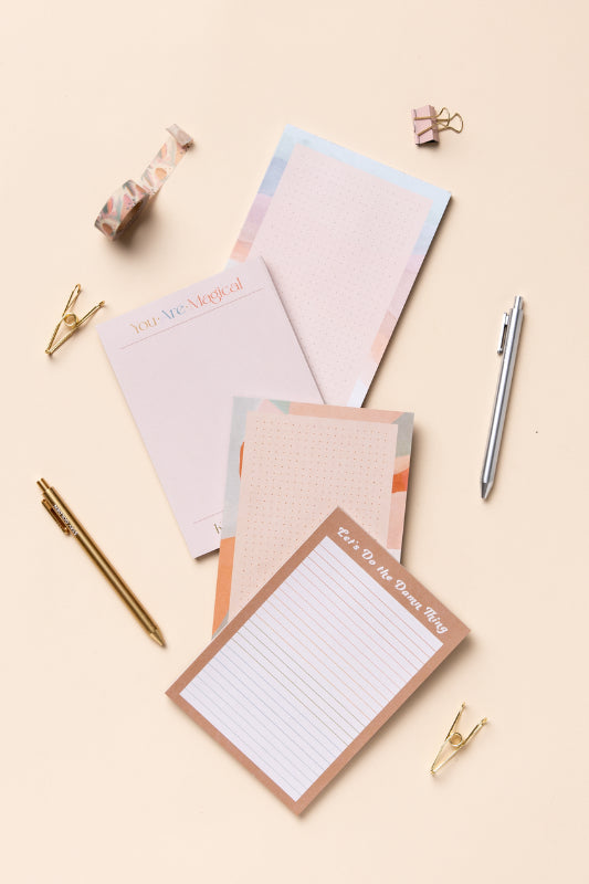 small tearaway notepad - let's do the damn thing