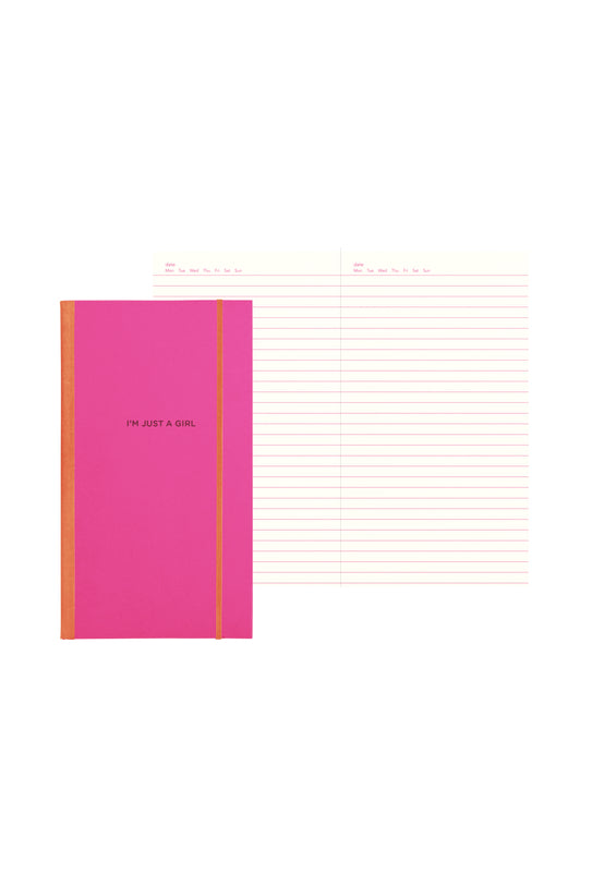 skinny notebook - i'm just a girl
