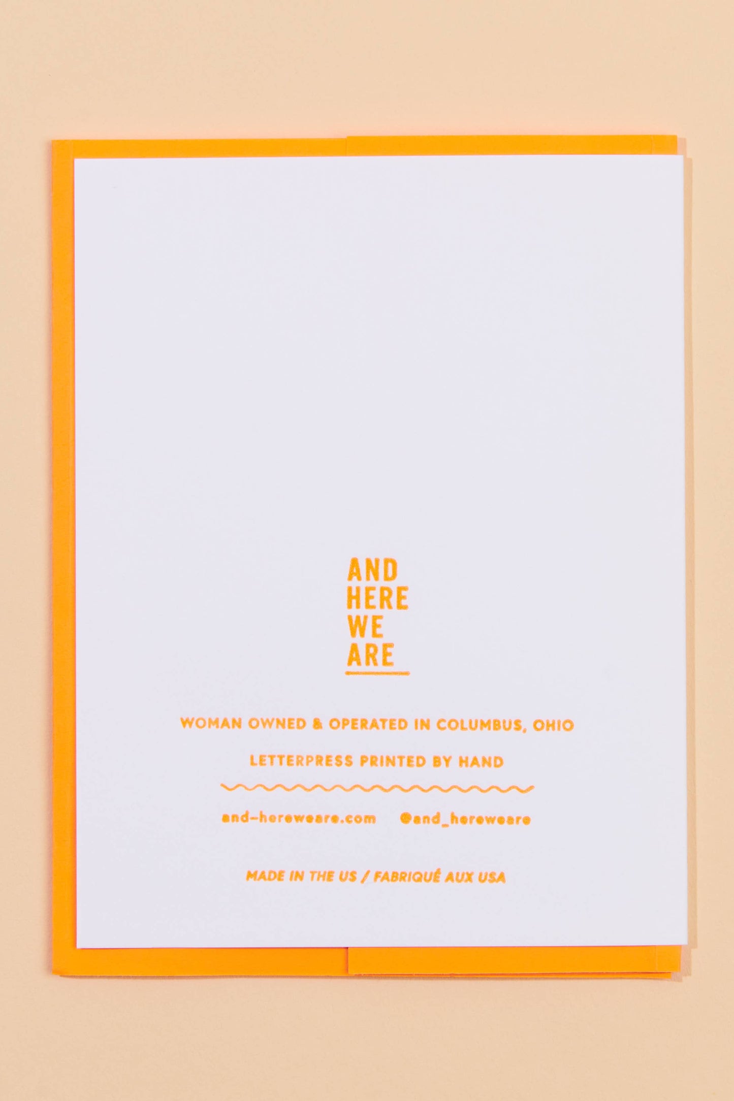 congrats letterpress greeting card