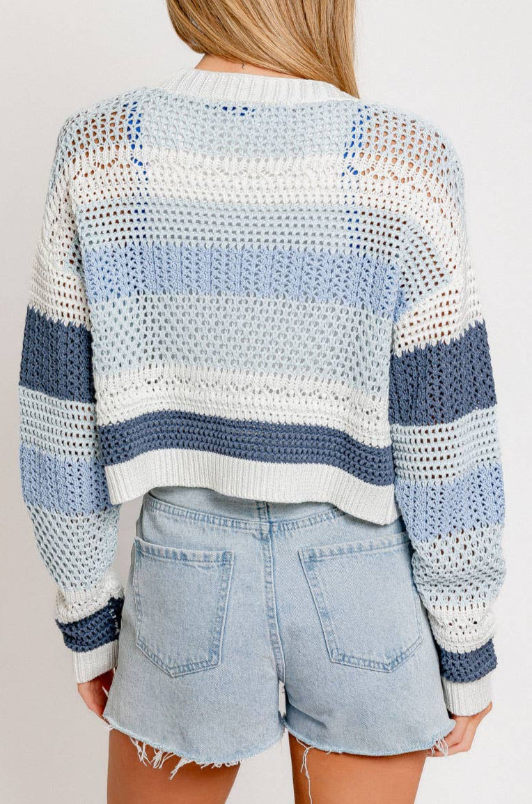 como cardigan - blue