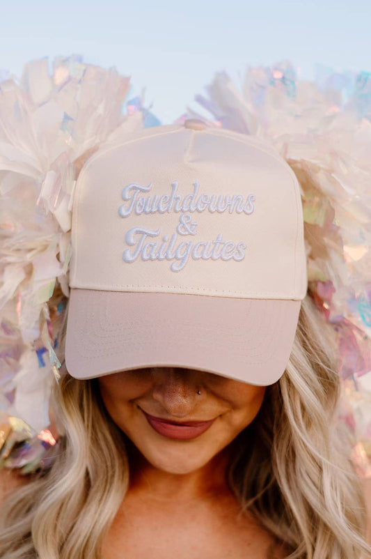 touchdowns & tailgates two tone hat