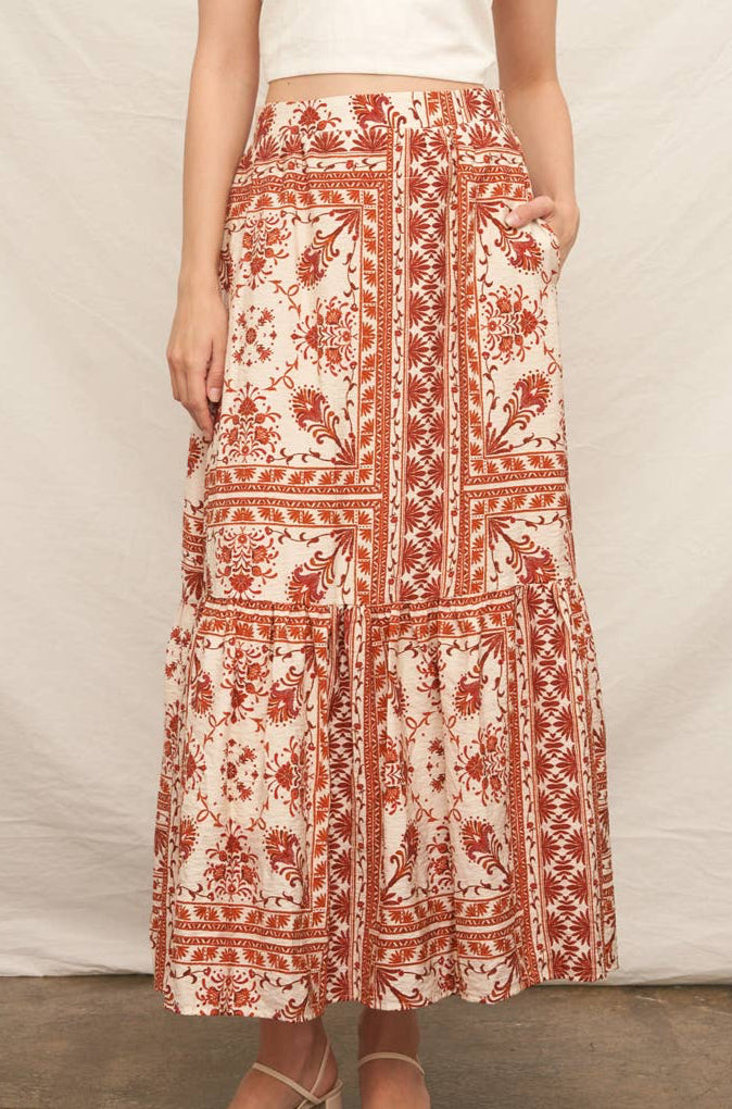 helena skirt - rust