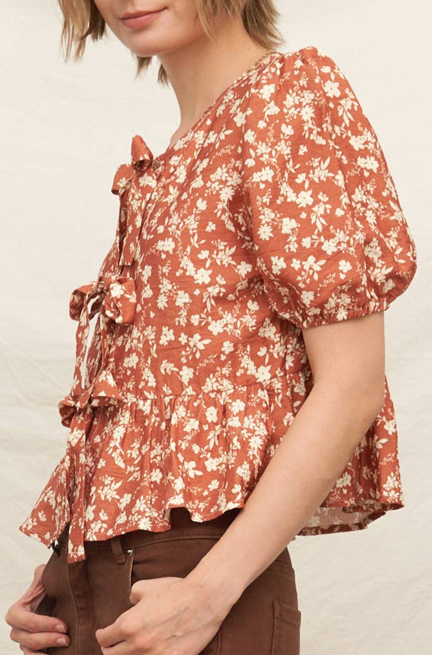 penny top - rust
