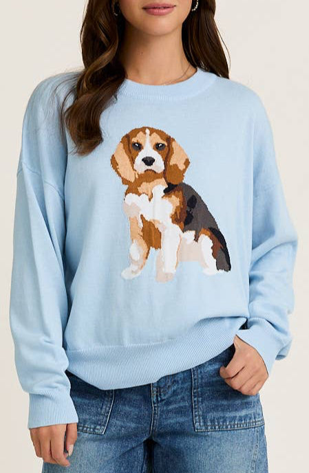 shiloh sweater - baby blue