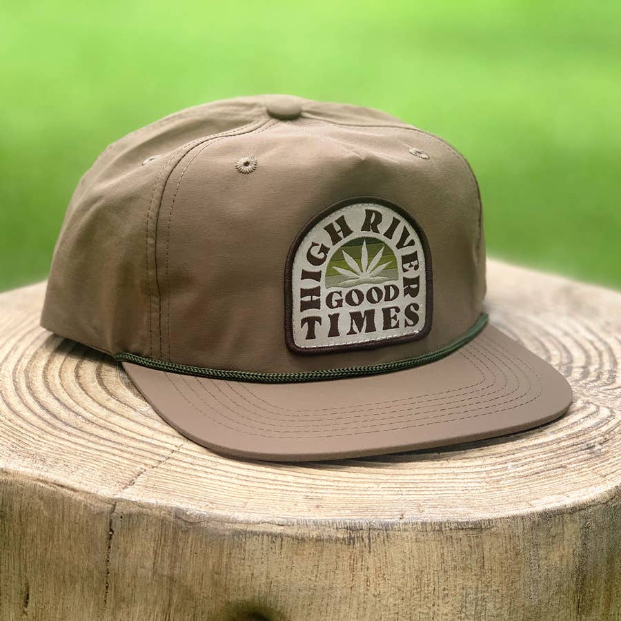 high river good times snapback rope hat