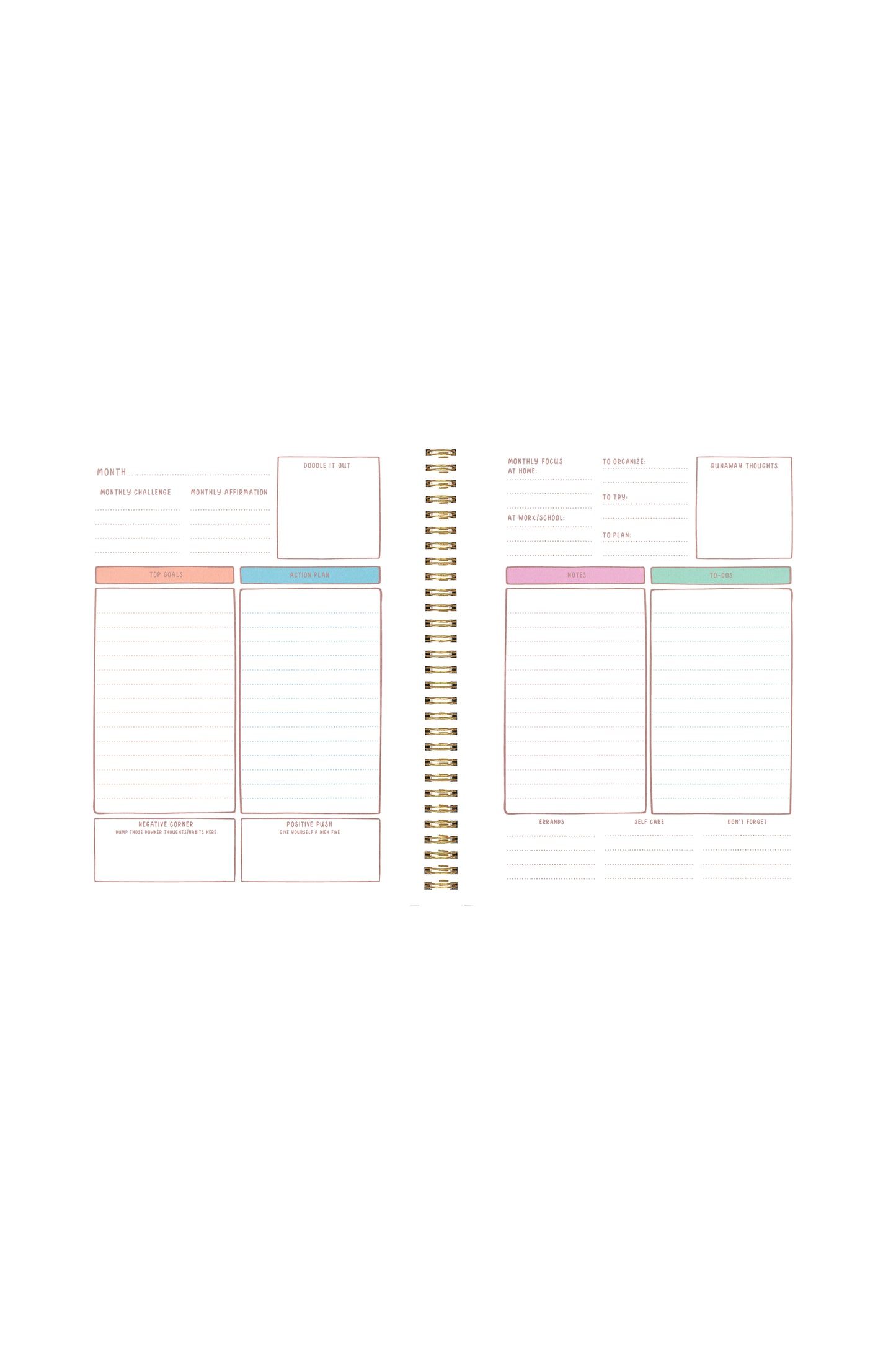 goal getter lite planner - don't ruin my vibe