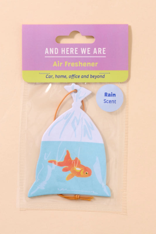 goldfish in a bag air freshener