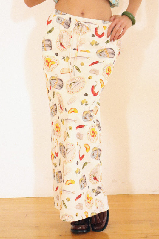 lisbon maxi skirt - cream
