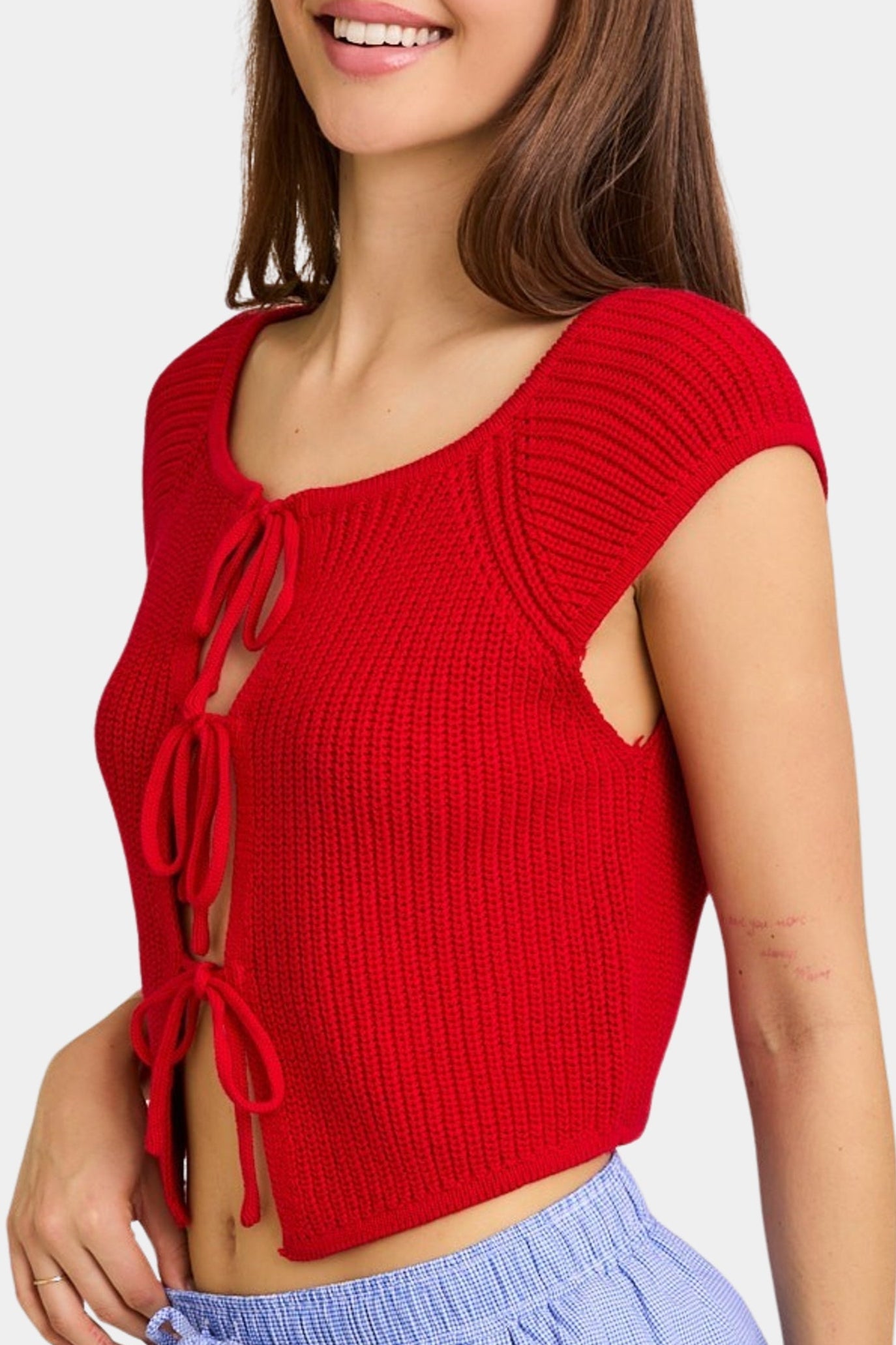 andie top - red
