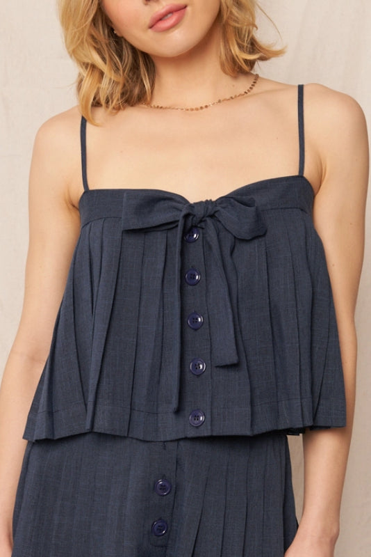goldie top - navy (FINAL SALE)