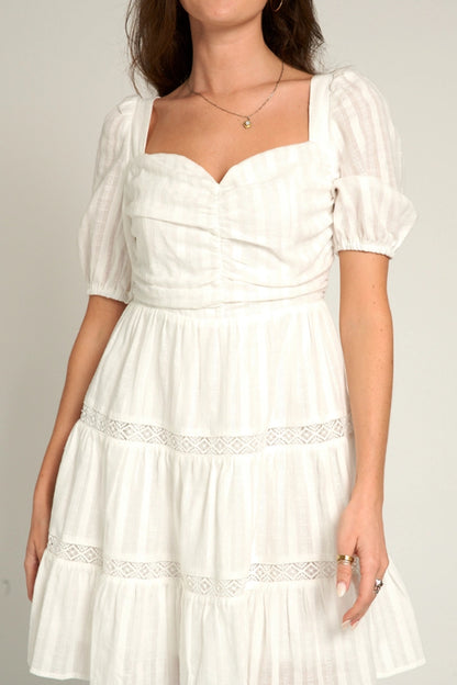 elizabeth dress - white