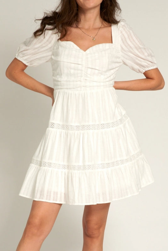 elizabeth dress - white