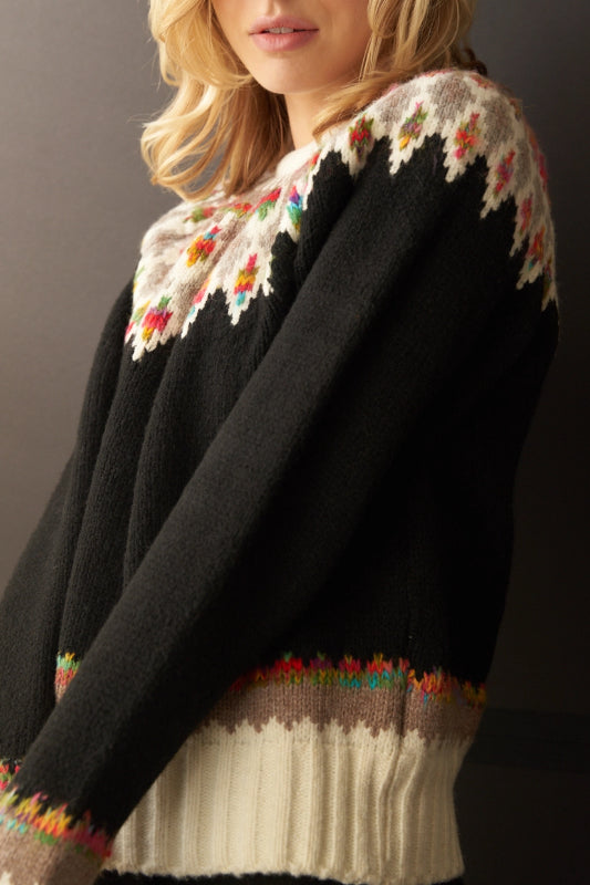 fern sweater - black