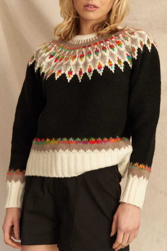 fern sweater - black