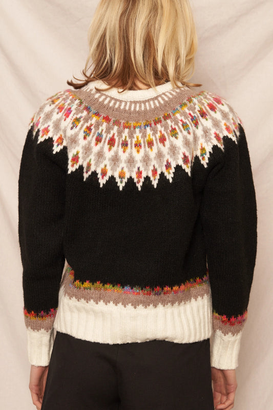 fern sweater - black