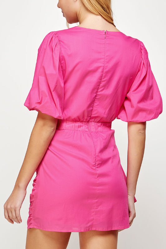 melissa dress - fuchsia