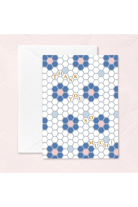 thank you tiles card