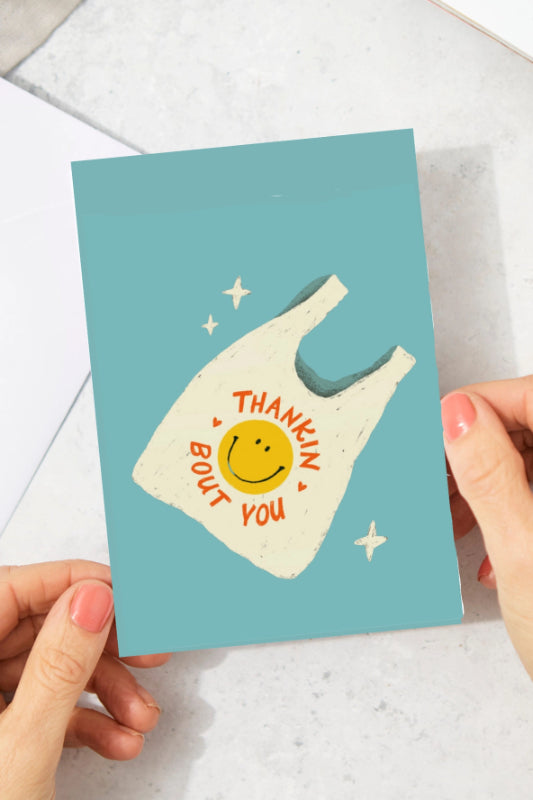 thankin 'bout you card