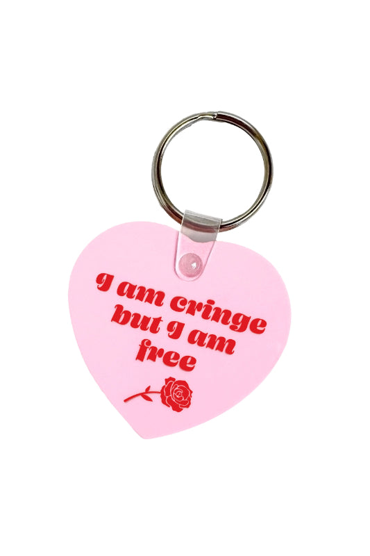 I am cringe keychain