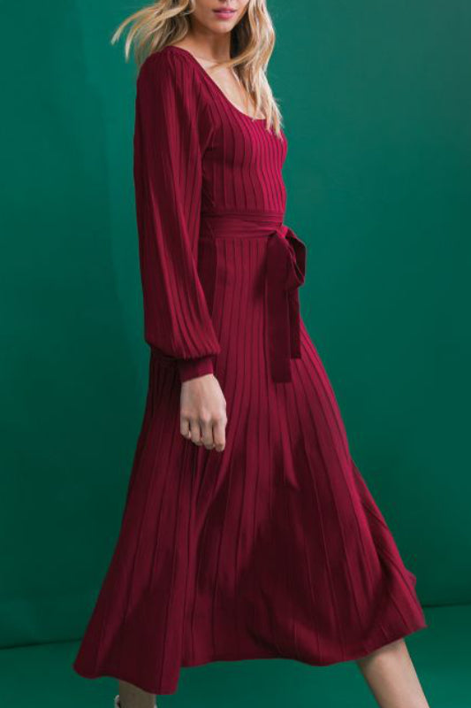 kerri dress - burgundy (FINAL SALE)