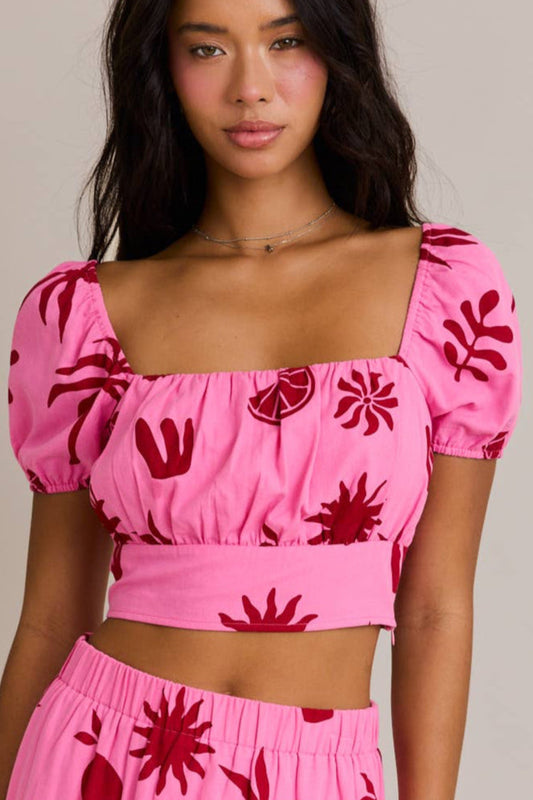 lucia top - pink