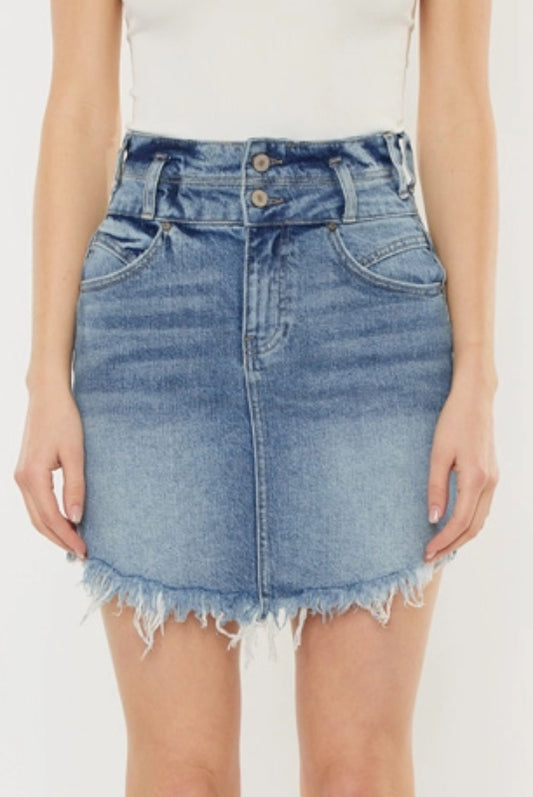 alana skirt - medium wash (FINAL SALE)