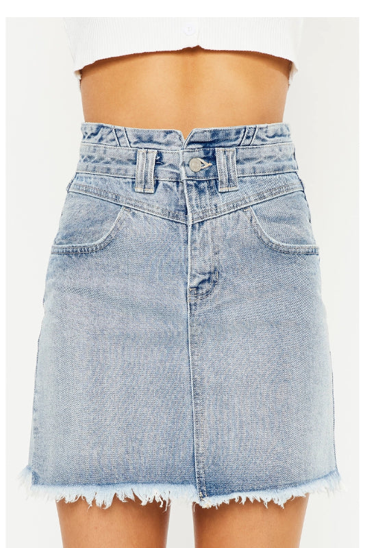 ritu skirt - light wash (FINAL SALE)