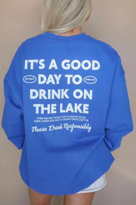 lake responsibly sweatshirt x jo Johnson