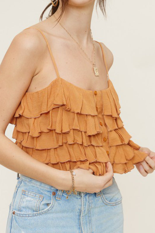ella top - ginger (FINAL SALE)