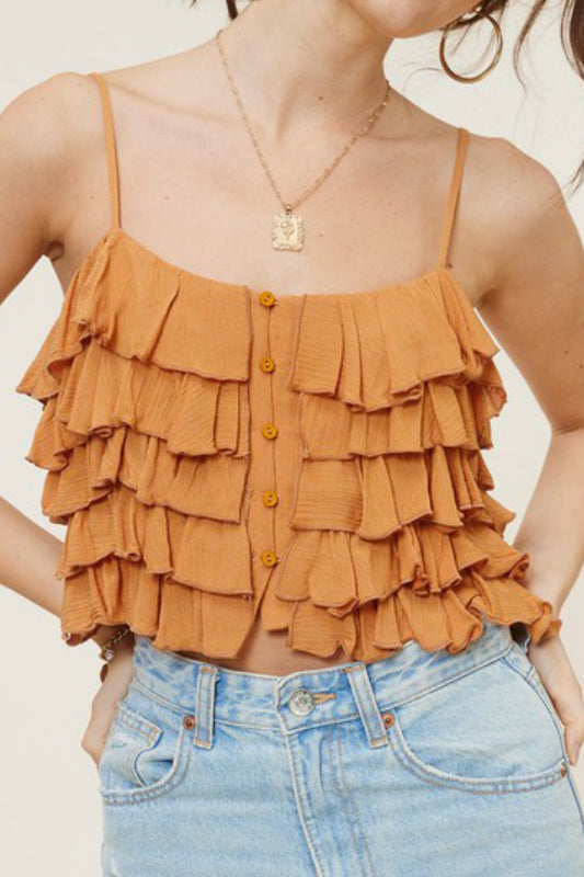 ella top - ginger (FINAL SALE)