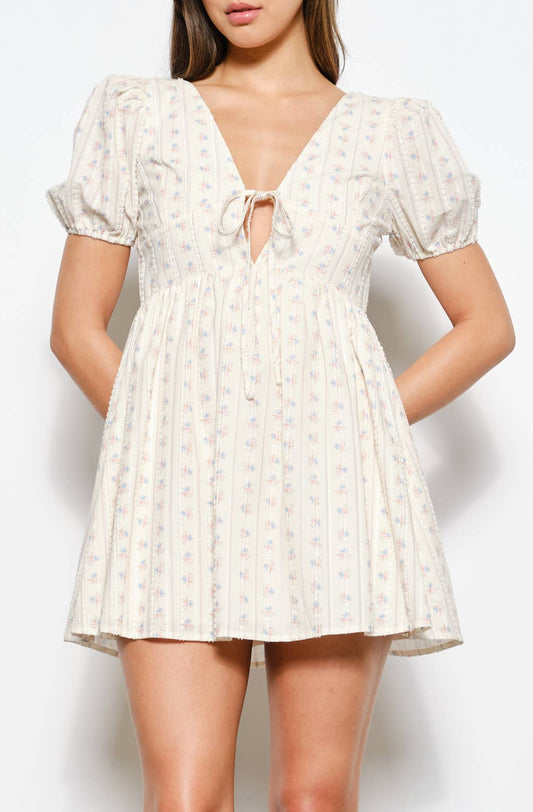 lila mini dress - ivory