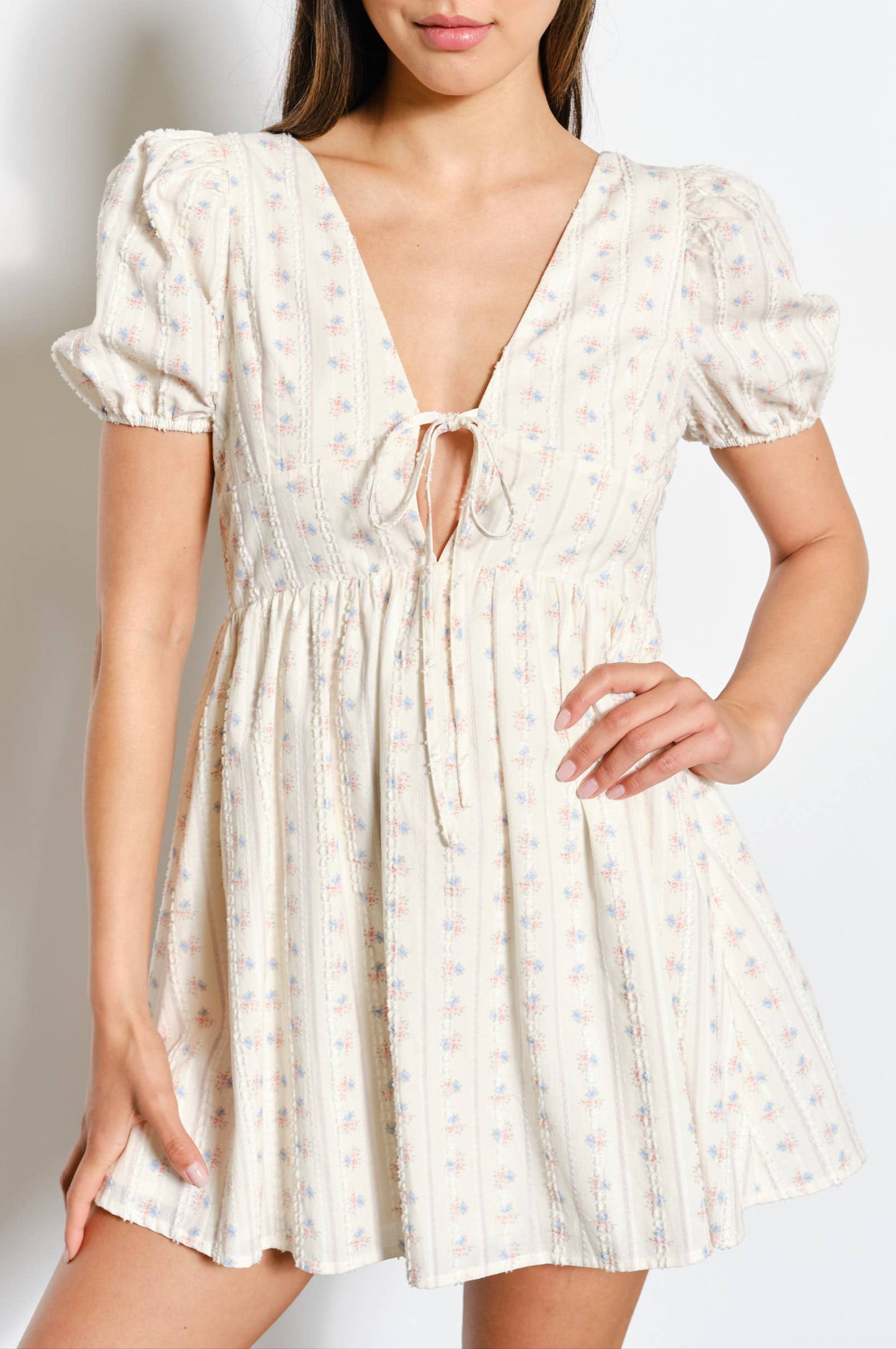 lila mini dress - ivory