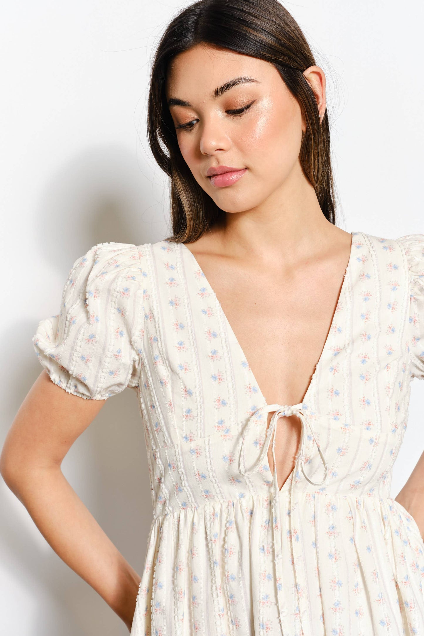 lila mini dress - ivory