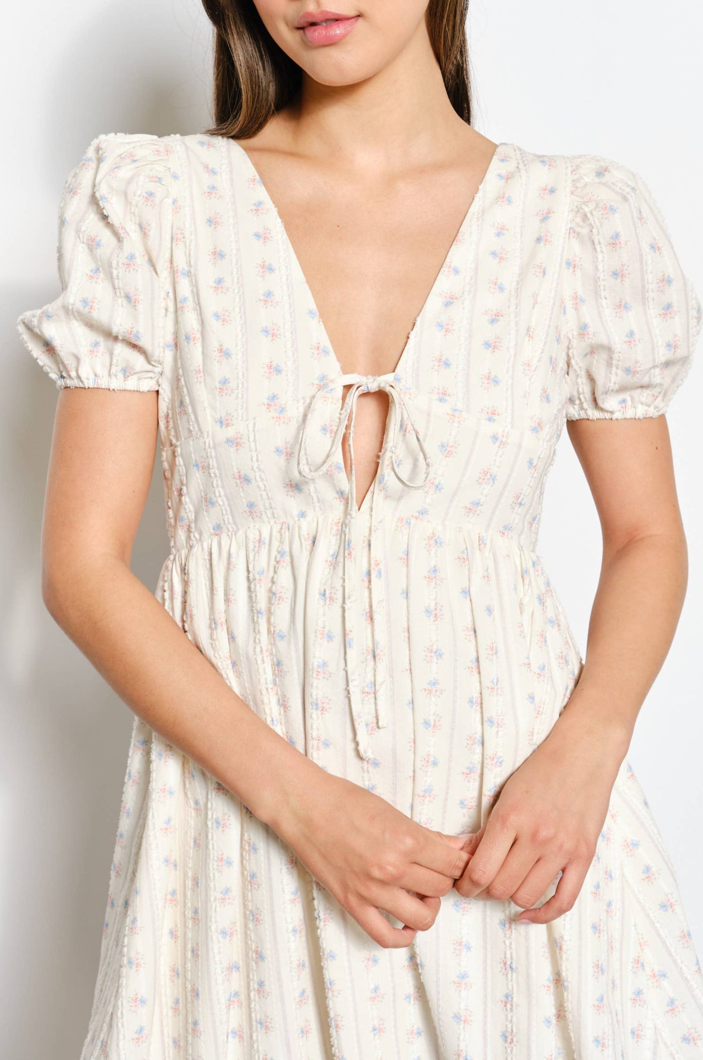 lila mini dress - ivory
